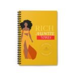 Rich Auntie Vibes Spiral Notebook - Ruled Line