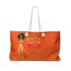 Rich Auntie Vibes Orange Weekender Bag