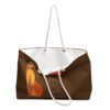 Rich Auntie Vibes Brown  Weekender Bag - Image 3