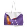 Rich Auntie Vibes Lt Purple Weekender Bag - Image 3