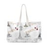 Paris White Weekender Bag - Image 2