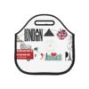 Around The World Neoprene Lunch Bag - Image 2