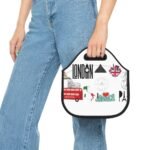 Around The World Neoprene Lunch Bag