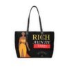 Rich Auntie Vibes Leather Shoulder Bag - Image 7