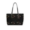 Paris Black Leather Shoulder Bag - Image 6