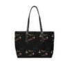 Paris Black Leather Shoulder Bag - Image 7