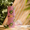 Jamaica  Skinny Tumbler with Straw, 20oz - Image 81