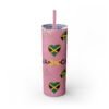 Jamaica  Skinny Tumbler with Straw, 20oz - Image 73