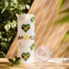 Jamaica  Skinny Tumbler with Straw, 20oz - Image 9