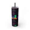 Costa Rica Skinny Tumbler with Straw, 20oz - Image 55