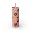 Jamaica  Skinny Tumbler with Straw, 20oz - Image 19
