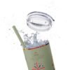 Costa Rica Skinny Tumbler with Straw, 20oz - Image 44
