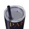 Melanin Jetsetter Skinny Tumbler with Straw, 20oz - Image 7
