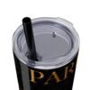 Melanin Jetsetter Skinny Tumbler with Straw, 20oz - Image 34