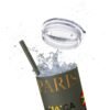 Melanin Jetsetter Skinny Tumbler with Straw, 20oz - Image 203