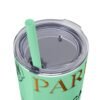 Melanin Jetsetter Skinny Tumbler with Straw, 20oz - Image 184