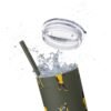 Melanin Jetsetter Skinny Tumbler with Straw, 20oz - Image 294