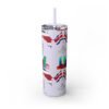 Costa Rica Skinny Tumbler with Straw, 20oz - Image 21