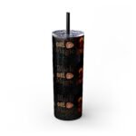 BGM Skinny Tumbler with Straw, 20oz