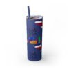 Costa Rica Skinny Tumbler with Straw, 20oz - Image 4