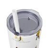 Melanin Jetsetter Skinny Tumbler with Straw, 20oz - Image 311