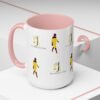 Melanin Jetsetters Accent Coffee Mug - Image 24