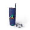 Costa Rica Skinny Tumbler with Straw, 20oz - Image 6