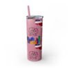 Costa Rica Skinny Tumbler with Straw, 20oz - Image 31