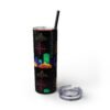 Costa Rica Skinny Tumbler with Straw, 20oz - Image 15