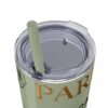 Melanin Jetsetter Skinny Tumbler with Straw, 20oz - Image 166