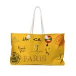 Melanin Jetsetters  Yellow Weekender Bag