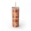 BGAM Skinny Tumbler with Straw, 20oz - Image 3