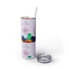 Costa Rica Skinny Tumbler with Straw, 20oz - Image 24