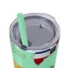 Dominican Republic Skinny Tumbler with Straw, 20oz - Image 7
