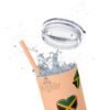 Jamaica  Skinny Tumbler with Straw, 20oz - Image 17