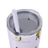 Melanin Jetsetter Skinny Tumbler with Straw, 20oz - Image 146