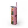 Jamaica  Skinny Tumbler with Straw, 20oz - Image 74