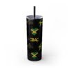 Jamaica  Skinny Tumbler with Straw, 20oz - Image 28
