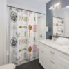Melanin Jetsetters Shower Curtain
