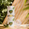 Jamaica  Skinny Tumbler with Straw, 20oz - Image 63
