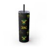 Jamaica  Skinny Tumbler with Straw, 20oz - Image 163