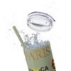 Melanin Jetsetter Skinny Tumbler with Straw, 20oz - Image 107