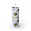 Jamaica  Skinny Tumbler with Straw, 20oz - Image 64