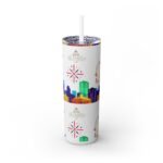 Costa Rica Skinny Tumbler with Straw, 20oz