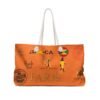 Melanin Jetsetters Orange  Weekender Bag - Image 2