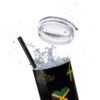 Jamaica  Skinny Tumbler with Straw, 20oz - Image 35