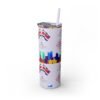 Costa Rica Skinny Tumbler with Straw, 20oz - Image 20