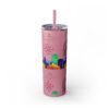 Costa Rica Skinny Tumbler with Straw, 20oz - Image 28