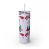 Costa Rica Skinny Tumbler with Straw, 20oz - Image 21