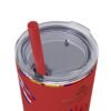 Costa Rica Skinny Tumbler with Straw, 20oz - Image 52